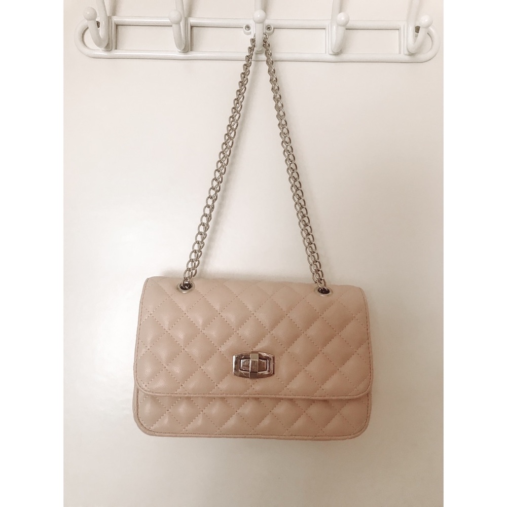 Express Blush Quilted Purse